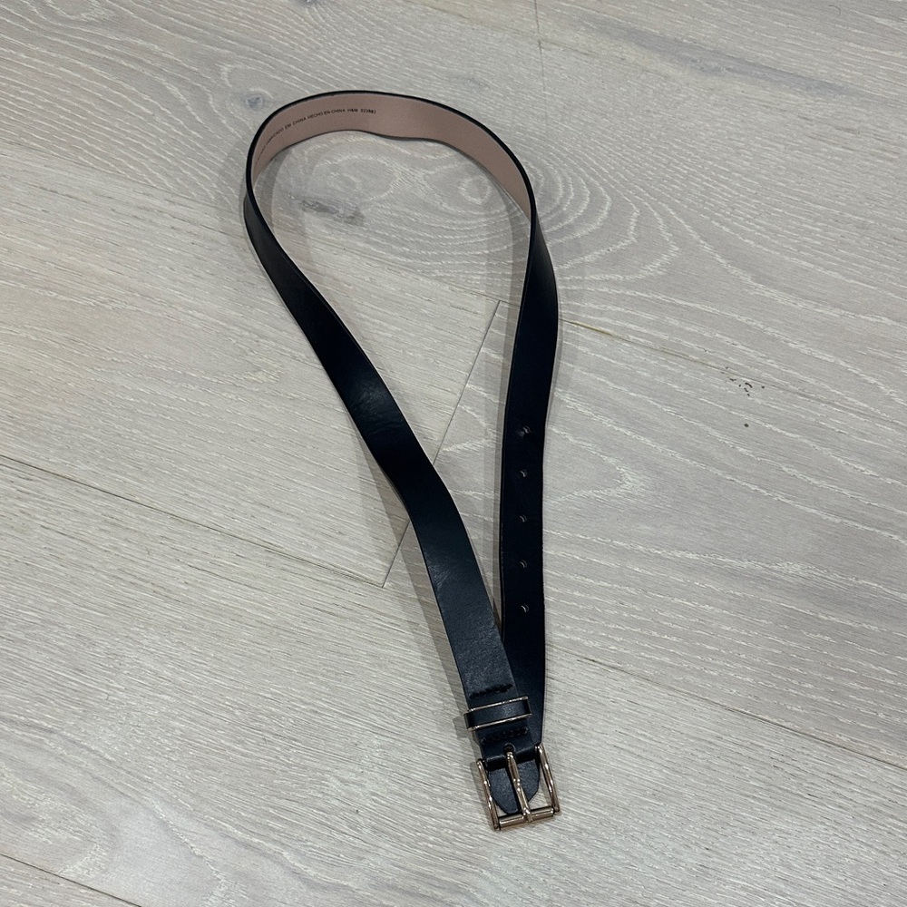 H&M Black Leather Belt